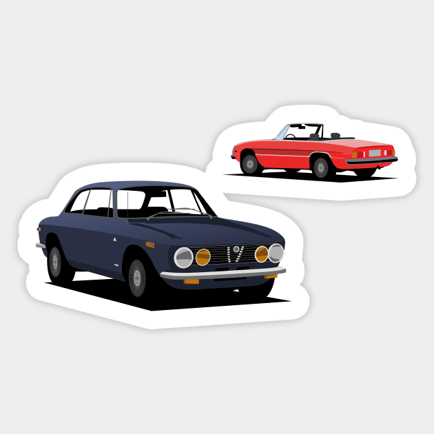 Alfa Romeo Sticker by TheArchitectsGarage